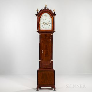 Gardner Parker No. 126 Inlaid Mahogany Tall Clock
