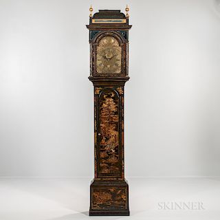 David Paine No. 582 Japanned Longcase Clock