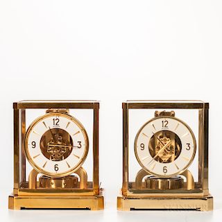 Two Jaeger LeCoultre Atmos Clocks