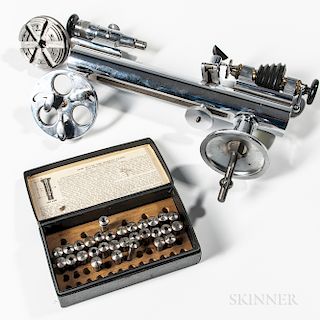 Peerless Watchmaker's Lathe and Collets