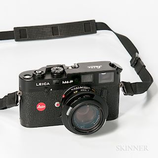 Black Leica M4-P Camera and Summicron Lens