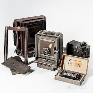 Two Large Format Cameras and a Busch Verascope