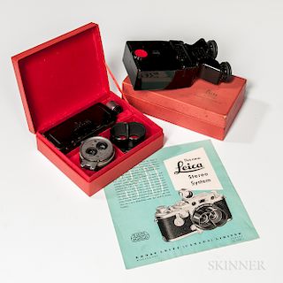Leica Stemar 3.3cm F/3.5 Boxed Stereo Lens Set
