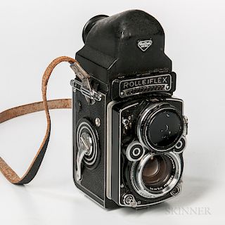 Rollei "2.8F" TLR Camera and Prism Finder