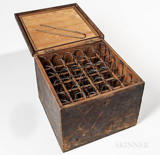 Box of Spider Web Instruments for Producing Crosshairs