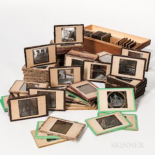 Extensive Collection of 19th Century Magic Lantern Slides