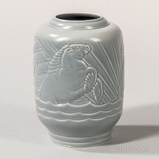 Wedgwood Erling Olsen Design Art Deco Vase