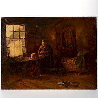 Evert Pieters (1856-1932, Dutch), painting