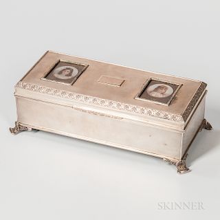 Elizabeth II Sterling Silver Jewelry Box