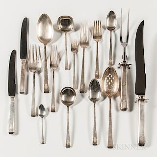 Towle "Craftsman" Pattern Sterling Silver Flatware Service