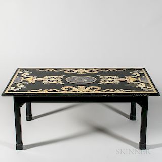 Faux Pietra Dura Low Table