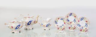 Paris Porcelain Gilt-Decorated Part Tea Service