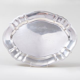 Gorham Silver Tray in the 'Chippendale' Pattern
