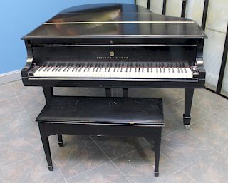 STEINWAY & SONS Model M Piano Serial #