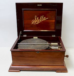 STELLA. Brevette Music Box and Discs