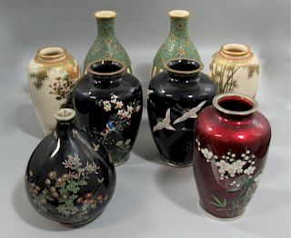 Group of Japanese Vases.