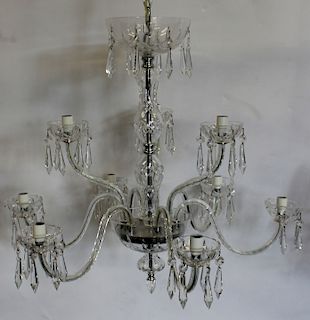 Fine Quality Waterford Cut Glass Chandelier.