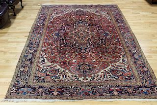Antique and Finely Hand Woven Heriz Carpet