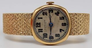 JEWELRY. Vintage H.R. Ekegren 14kt Gold Watch.