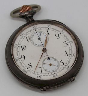 SILVER. Omega .900 Silver Chronometer Pocket