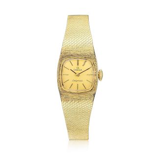 OMEGA Ladymatic Watch in 14K gold