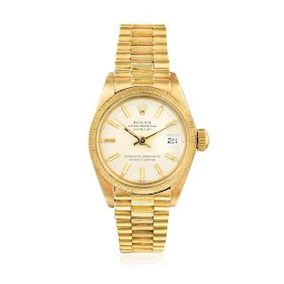 Rolex Oyster Perpetual Datejust Ref. 6927 in 18K Gold