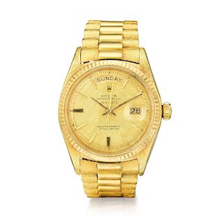 Rolex Oyster Perpetual Day Date "President" Ref. 1803 in 18K Gold