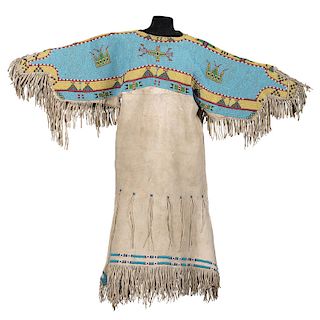 Sioux Beaded Hide Dress