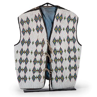 Blackfeet Beaded Vest, Property of a Private Midwest Museum