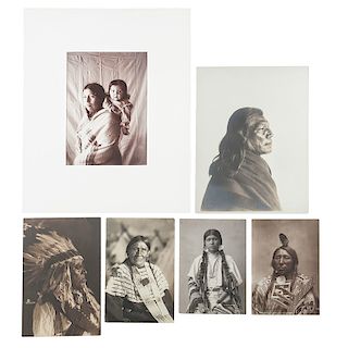 A Fine Group of Small Scale Plains Indian Photographs