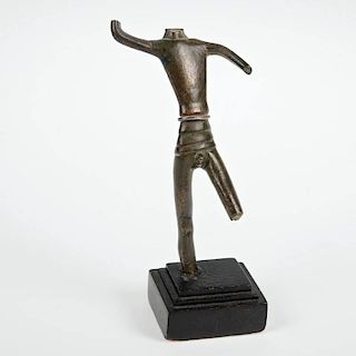 Mediterranean bronze antiquity of a male youth