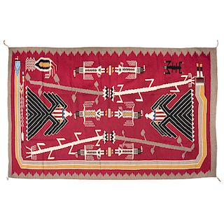 Navajo Pictorial Weaving / Rug, From The Harriet and Seymour Koenig Collection, NY