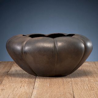 Angie Yazzie (Taos, b. 1965) Award Winning Micaceous Pottery Bowl, From the Collection of William H. Saunders, M.D. and Putzi Saunders, Ohio