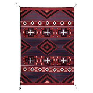 Tina Conn (Dine, 20th century) Navajo Third Phase Revival Weaving / Rug