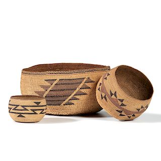 Northern California Basketry Bowls, From The Harriet and Seymour Koenig Collection, NY