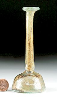 Roman Glass Candlestick Unguentarium