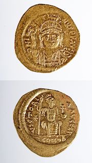 Byzantine Justin II Gold Solidus - 4.7 g