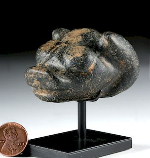 Neolithic Hongshan Stone Amulet - Mythical Beast