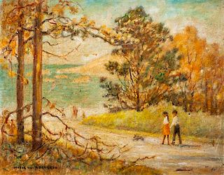 * Hazel Goetsch, (American, 1892-1984), Path to the Beach, Carmel