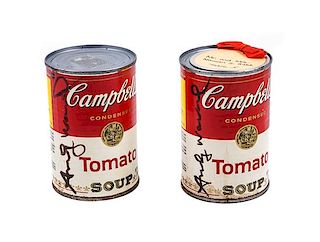 Andy Warhol, (American, 1928-1987), Two Campbell's Soup Cans