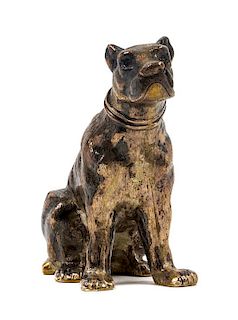 * A German Silver Mastiff Figure, J.D. Schleissner Sohne, Hanau,