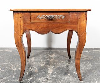 18th C. Louis XV Cherry Side Table,  Loire Valley