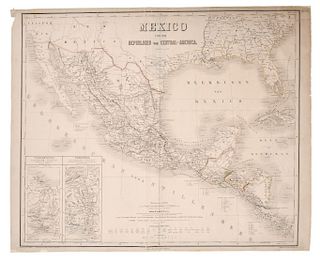 Flemming, Carl / Graf, Carl. Mexico, Mittel - America, Texas / Mexico und die Republiken von Central - America. Ca. 1860 /1866. Pzas: 2