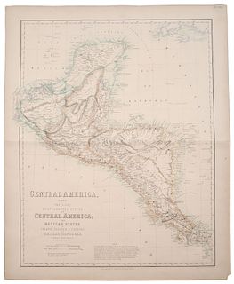 Migeon, J. / Macnab, John. Mexique, Amérique Centrale et Antilles / Central America. Ca. 1872 / Ca. 1855. Piezas: 2.