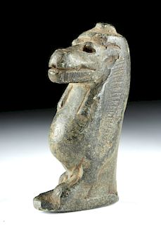 Large Egyptian Stone Amulet of Tawaret