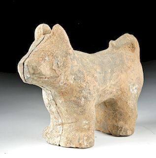 Cute Han Dynasty Pottery Dog