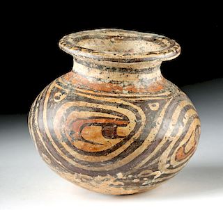 Cocle Polychrome Vessel - Nicely Decorated