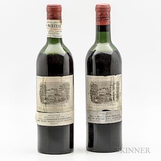 Chateau Lafite Rothschild 1955, 2 bottles