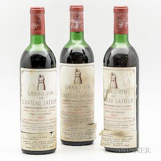 Chateau Latour 1962, 3 bottles