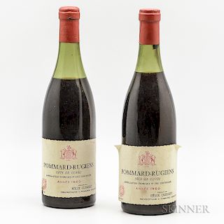 Felix Clerget Pommard Rugiens 1969, 2 bottles